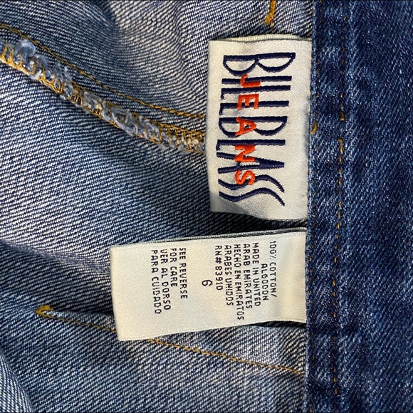 Vintage Denim Skort by Bill Blass Size 6 / Medium - Picture 11 of 12